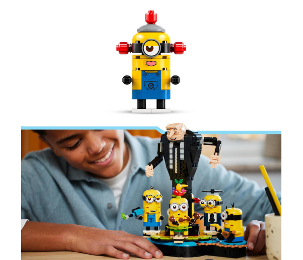 LEGO Depicable me 75582 Gru i minionki z klocków - 1274074 - zdjęcie 5